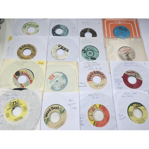 143 - A collection of approx 200 reggae 7inch singles by various artists including King Tubby's, Gaillads,... 