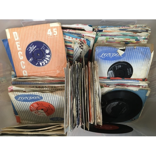 155 - A box 7inch singles and EPs by various artists from the 1960s onwards.