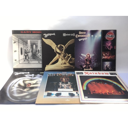 175 - Fourteen rock LPs by various artists including Black Sabbath, AC/DC, The Who, Deep Purple and others... 