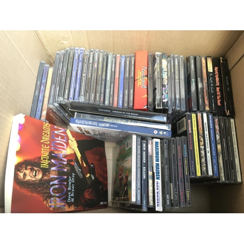 180 - An Iron Maiden collection of LPs, picture discs, 7inch singles, CDs etc.