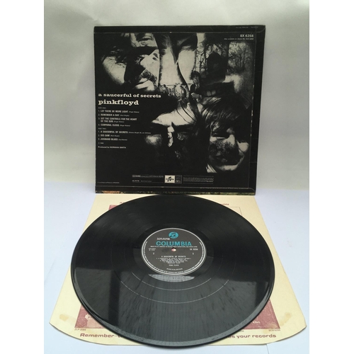 2 - A second UK mono pressing of Pink Floyd's 'A Saucerful Of Secrets', SX 6258, with blue and black Col... 