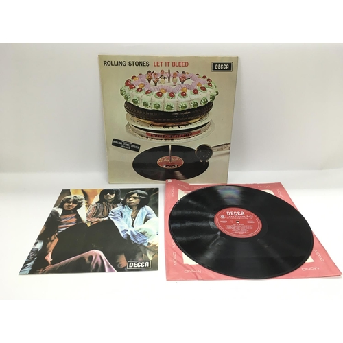 270 - A first UK mono press of The Rolling Stones LP 'Let It Bleed' complete with poster, condition Ex. Co... 