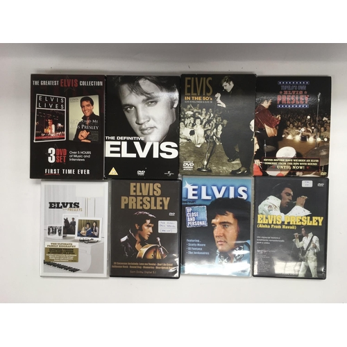 304 - An Elvis Presley Collection CD box set, sadly incomplete, together with Elvis DVDs, CDs and tapes bo... 