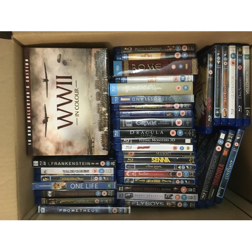 309 - A box of blu rays, various titles.