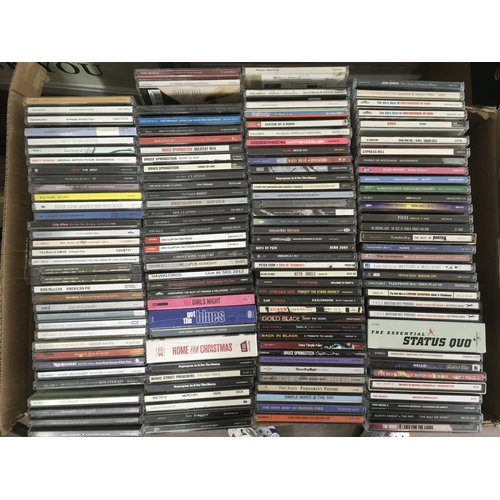 327 - Five boxes of approx 700 CDs, various artists.