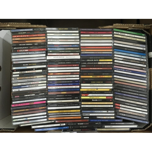 327 - Five boxes of approx 700 CDs, various artists.