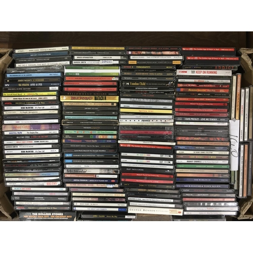 327 - Five boxes of approx 700 CDs, various artists.