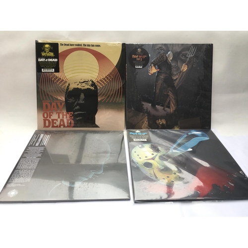 360 - Four 180g soundtrack LPs comprising a sealed and mint coloured vinyl pressing of  'Day Of The Dead',... 