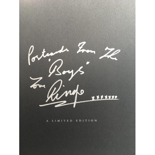 527 - A signed limited edition 'Postcards From The Boys' book by Ringo Starr.