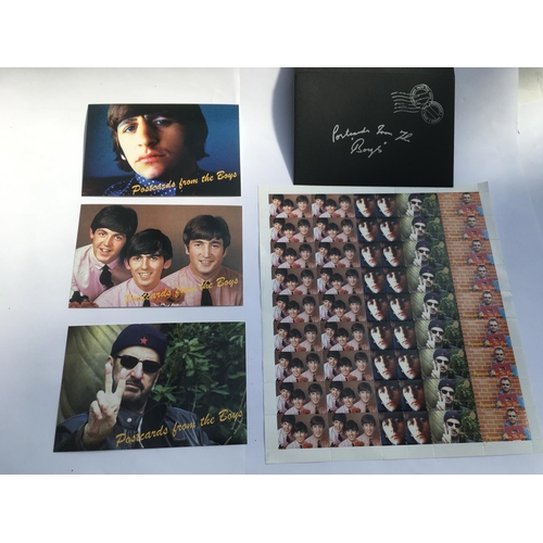 527 - A signed limited edition 'Postcards From The Boys' book by Ringo Starr.