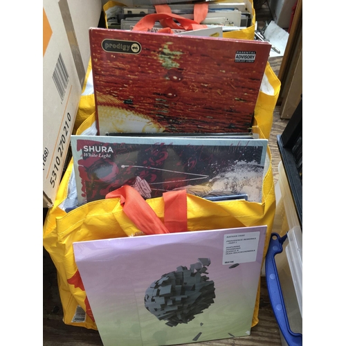 72 - Four bags containing over 250 Hip Hop, Rap and Dance LPs and 12inch singles by various artists inclu... 