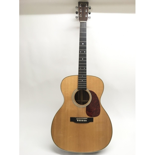 726 - A rare 1998 Martin HJ28 acoustic guitar, serial number 644397. One of only 549 believed to have been... 