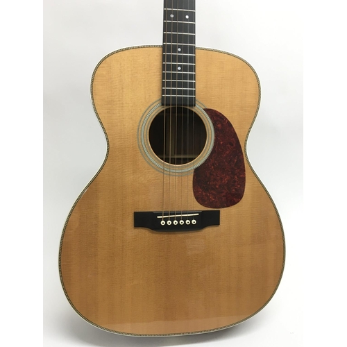 726 - A rare 1998 Martin HJ28 acoustic guitar, serial number 644397. One of only 549 believed to have been... 