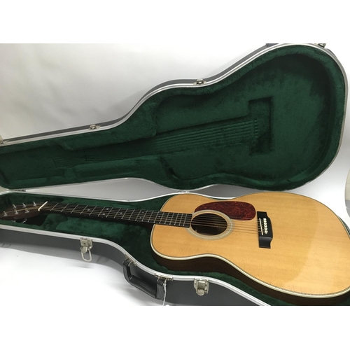 726 - A rare 1998 Martin HJ28 acoustic guitar, serial number 644397. One of only 549 believed to have been... 