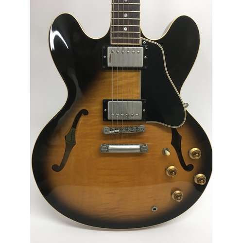 727 - A 1997 Gibson ES335 electric guitar, serial number 92387371. Guitar is in a very good condition and ... 