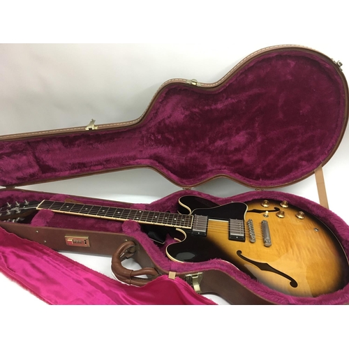 727 - A 1997 Gibson ES335 electric guitar, serial number 92387371. Guitar is in a very good condition and ... 