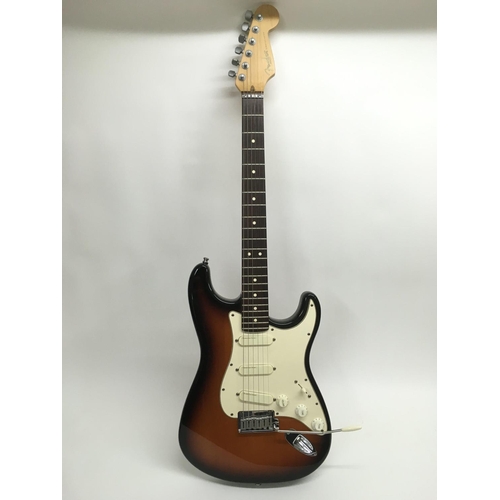 730 - A 1995-96 USA Fender Stratocaster electric guitar in classic three tone sunburst finish, serial numb... 