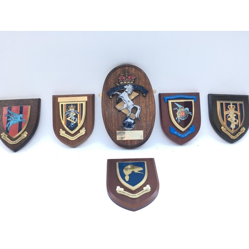 2313 - 6 x various military plaques presented to Yeoman Warders.
Provided with letter of Authenticity.