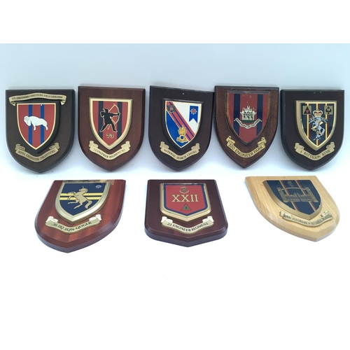 2316 - 8 x various military plaques presented to Yeoman Warders.
Provided with letter of Authenticity.