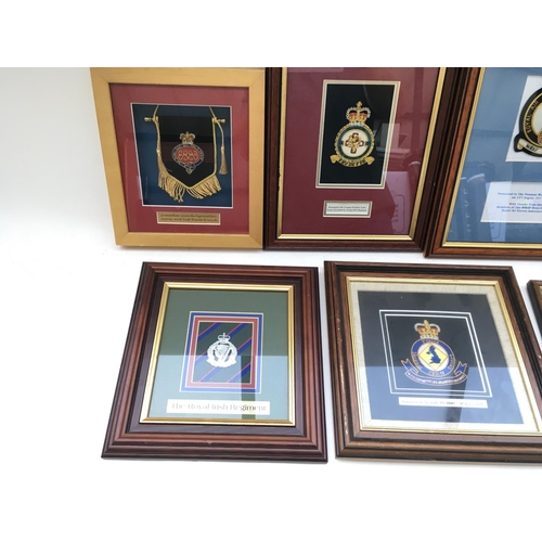 2326 - Various framed presentations from Tower of London Yeoman Warders.
Provided with letter of Authentici... 