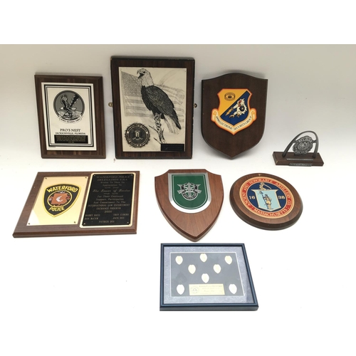 2340 - Collection of plaques/ displays presented to Tower of London Yeoman Warders.
Provided with letter of... 