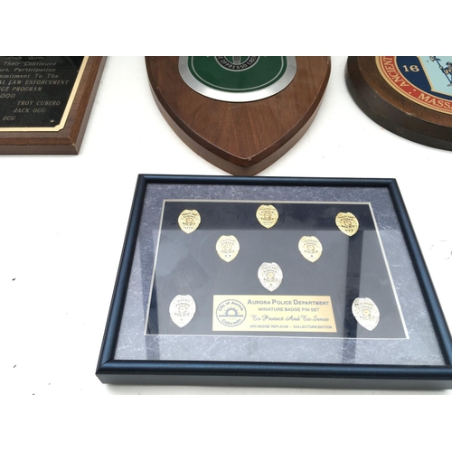 2340 - Collection of plaques/ displays presented to Tower of London Yeoman Warders.
Provided with letter of... 