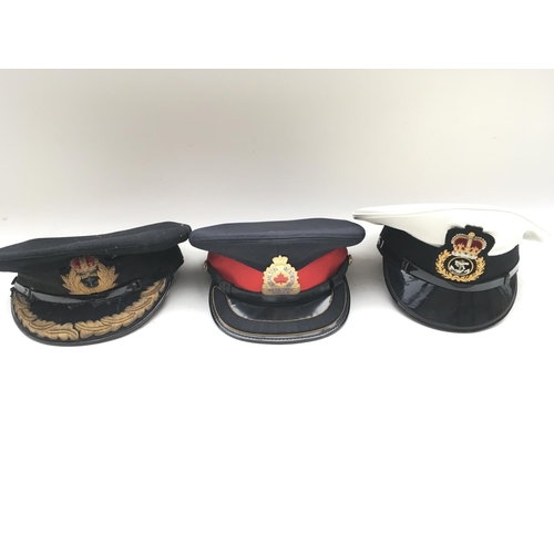 2350 - Three military/police hats from Tower of London Yeoman Warders.
Provided with letter of Authenticity... 