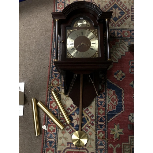 1205 - A reproduction wall clock - NO RESERVE