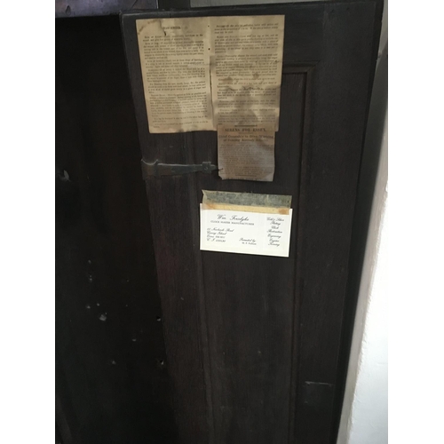 1267 - A George II 18th Century Walnut long case clock with a caddy top and fretwork panels the brass dial ... 