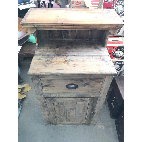 1283 - Pine cabinet. 120cm high - 65wide - 42deep.