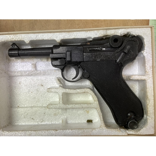 1617 - A Luger P-08 non firing replica.