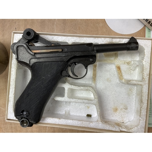 1617 - A Luger P-08 non firing replica.
