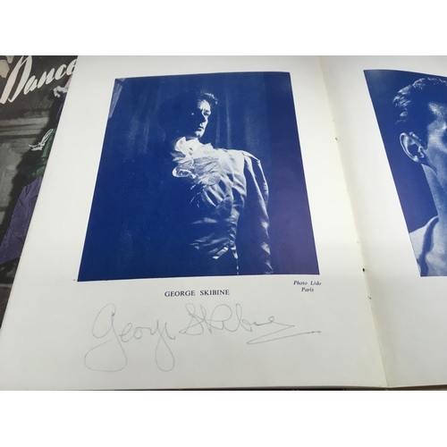 1717 - A collection of theatre related items with some autographs including Dame Margot Fonteyn - NO RESERV... 