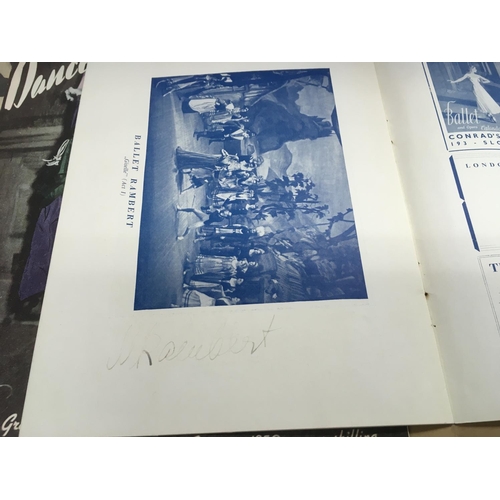 1717 - A collection of theatre related items with some autographs including Dame Margot Fonteyn - NO RESERV... 