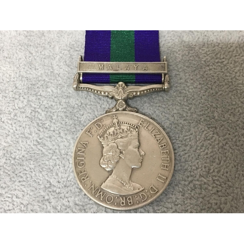 2004 - A Military Medal GSM. General Service Medal awarded to 22969757 SIG.MN KJ Blackburn R.S IGS. With Ma... 