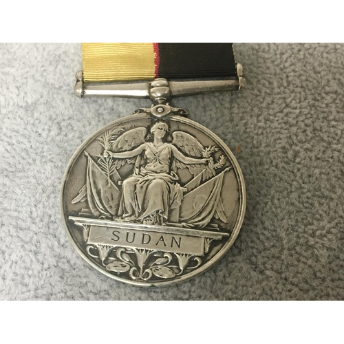 2014 - A Victorian Military Sudan medal awarded to 5120 CPL. J.l.Sherwood 2/LAN.FUS.