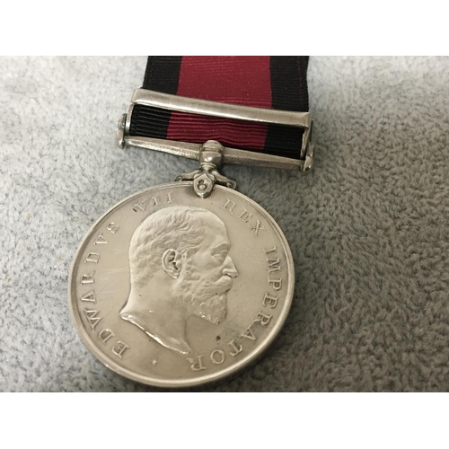 2030 - An Edwardian VII military medal Natal with single clasp 1906. Awarded to T.R.P G Jameson. ROY Stones... 