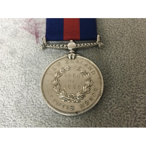 2033 - A Victorian Military Medal New Zealand 1864-1866 awarded to 3568. SERGT JOSH LAVERY 68th Lt Infty.