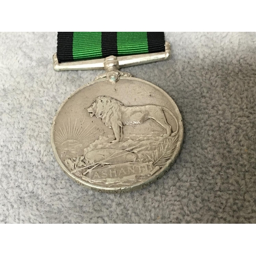 2040 - An Edwardian VII military medal Ashanti awarded to 51 Pte Masoya. 1st K.A.R.C