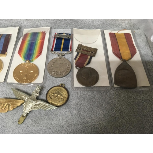 2047 - WITHDRAWN - A collection of medals including National service medal 1939-1960 awarded to 2304281 A/C... 