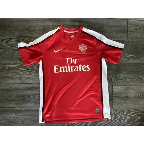 159 - Arsenal Memorable Football Shirt Collection: Unused XL t-shirts with accompanying programmes from th... 