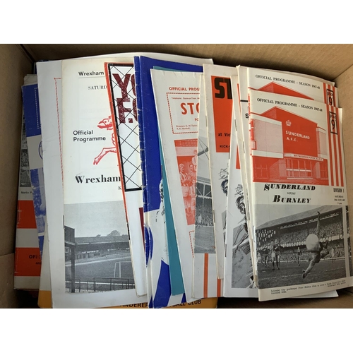 242 - 1960s Football Programmes: Nice lot with varied teams in mainly good condition. (350)