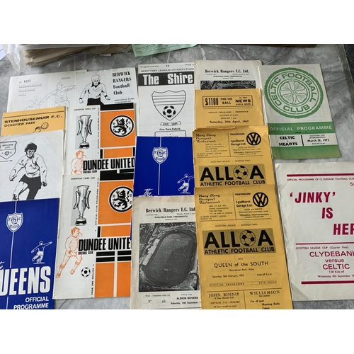 289 - 1960s Scottish Football Programmes: Wide selection with some early 70s included. Good. (40+)
