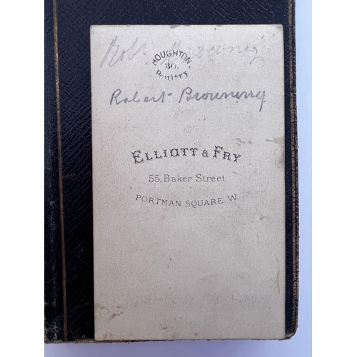 2012 - Robert Browning address book containing names and addresses for friends and acquaintances including ... 