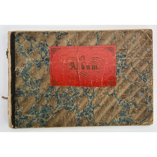 2018 - A small sketchbook belonging to Robert Barrett Browning 1875-1877, multiple pencil sketches with loo... 