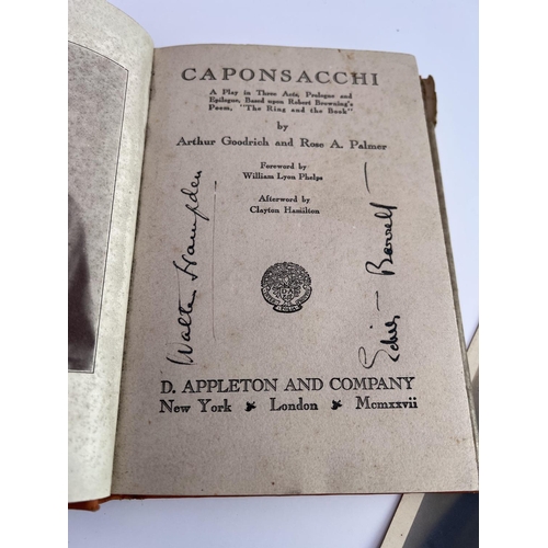 2036 - A copy of Caponsacchi, a play in 3 acts after the Epilogue based on Robert Brownings poem The Ring a... 