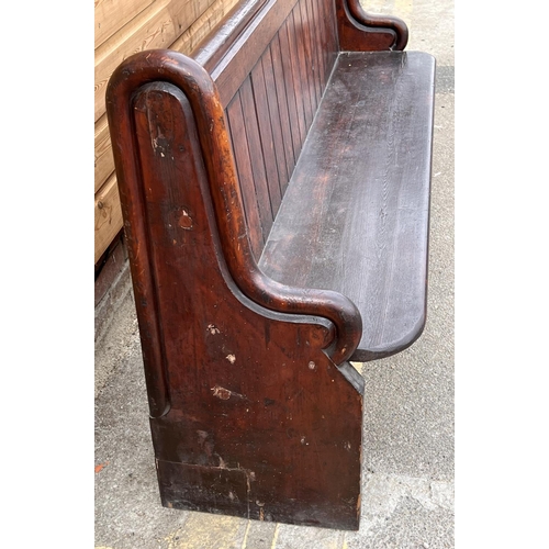 2062 - The Browning family pew from the York street chapel, and used in the Browning Street Church, pew num... 