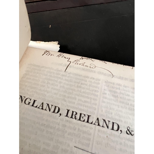 2070 - Richard Cobden. An extensive collection of letters and correspondence dated from 1850-1856, relating... 