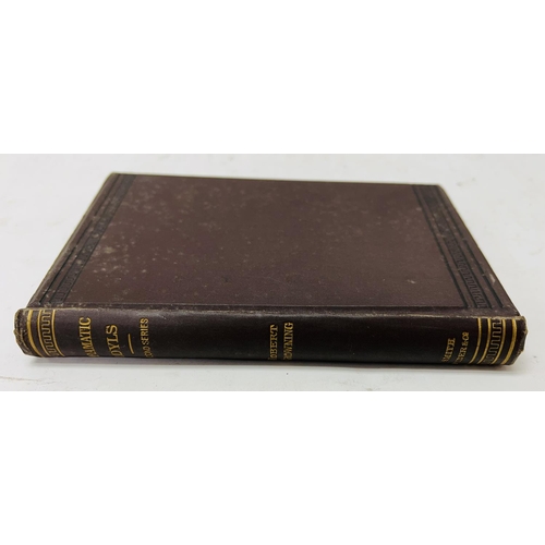 2073 - A copy of Dramatic Idyls, Second series by Robert Browning, published by Smith, Elder & Co. 1880, br... 