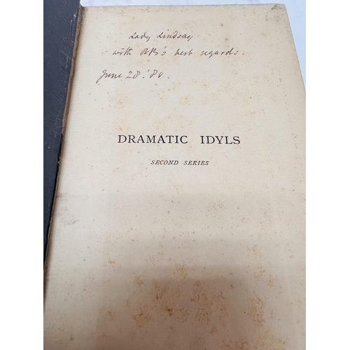 2073 - A copy of Dramatic Idyls, Second series by Robert Browning, published by Smith, Elder & Co. 1880, br... 